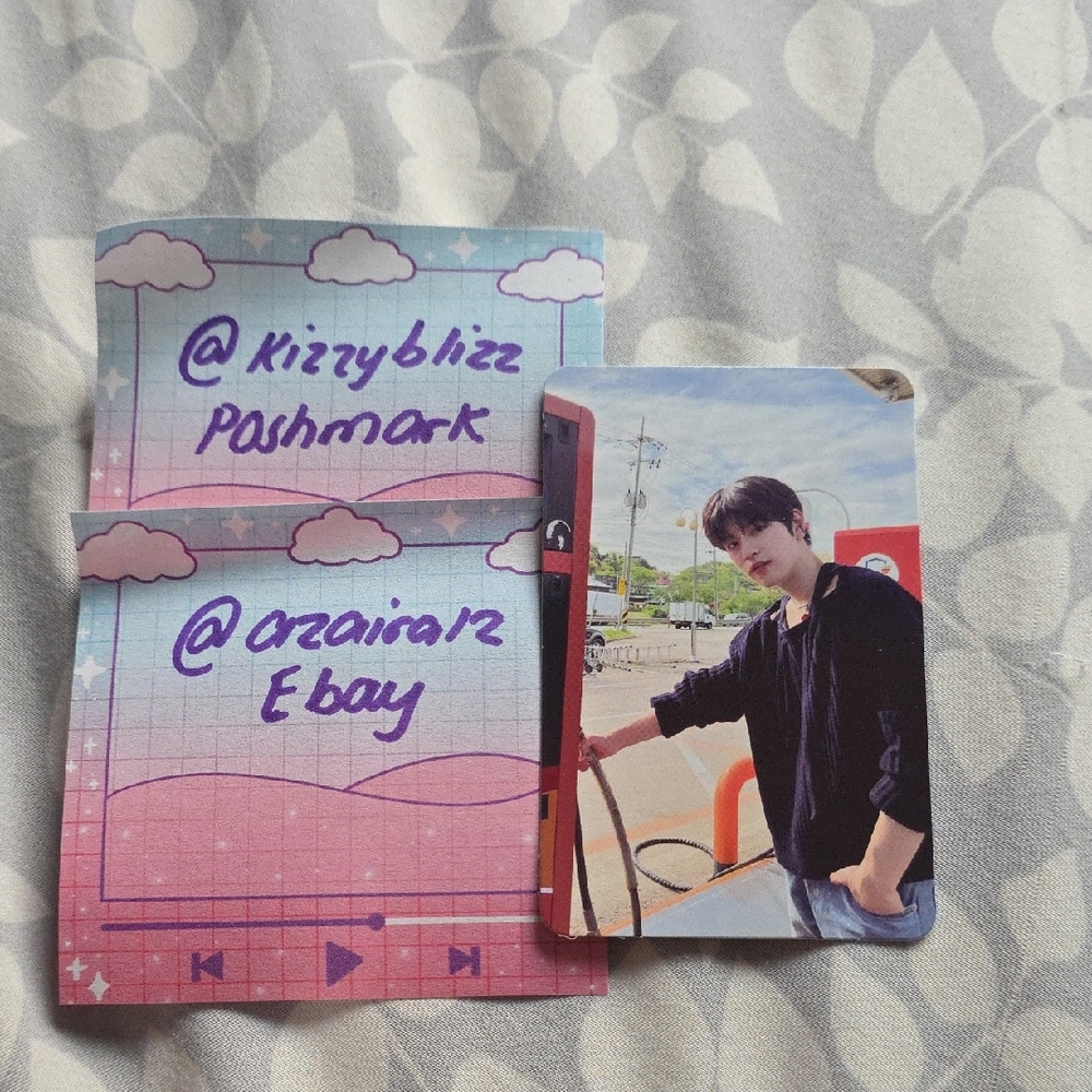Kpop Stray Kids Photocard - Seungmin - Maxident Album